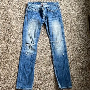 BKE Women's Straight Leg Jeans - Blue